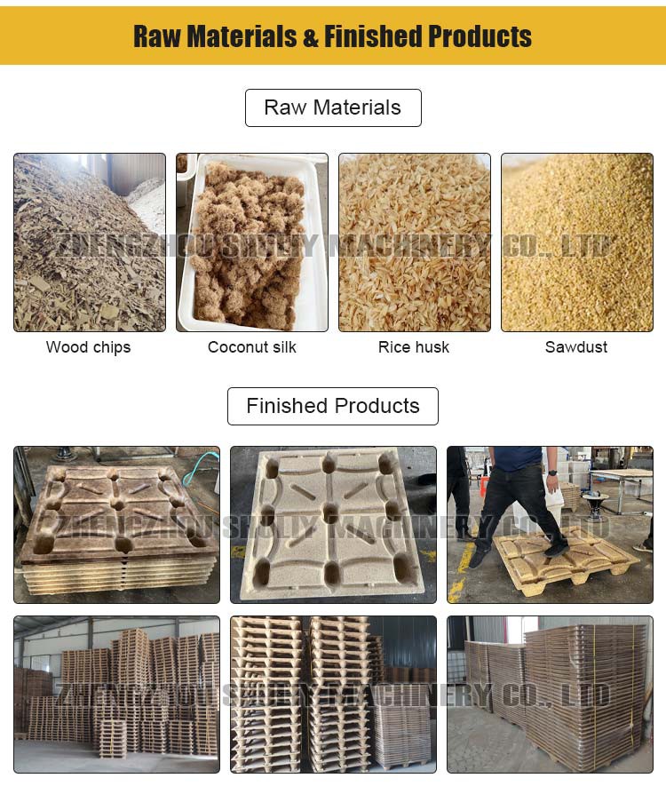Sawdust Pallet Press Machine Product usage diagram Sawdust Pallet Press Machine Product usage diagram