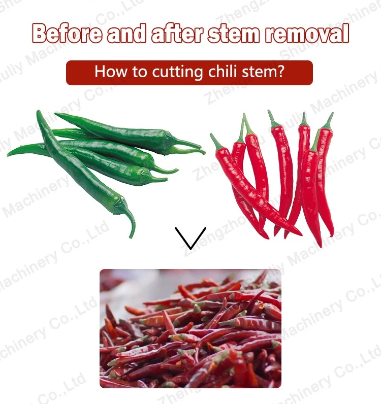 chili stem cutting machine chili stem cutting machine