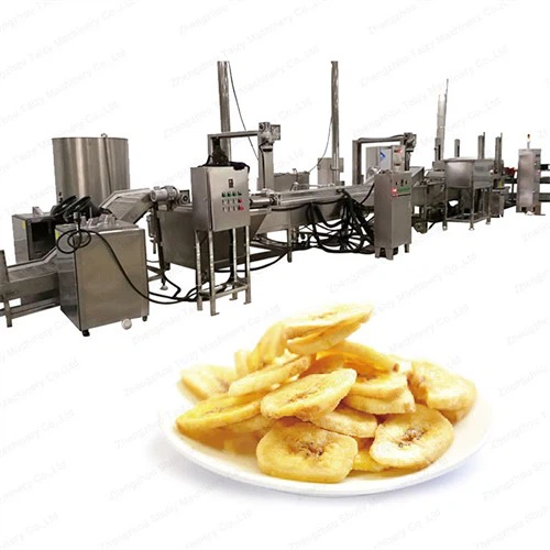 バナナチップス生産ライン
