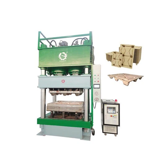 木製トレイプレス機