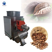 カカオ豆皮むき機